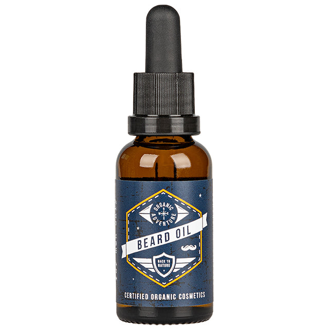 Benecos For Men Beard Oil. Glass Bottle