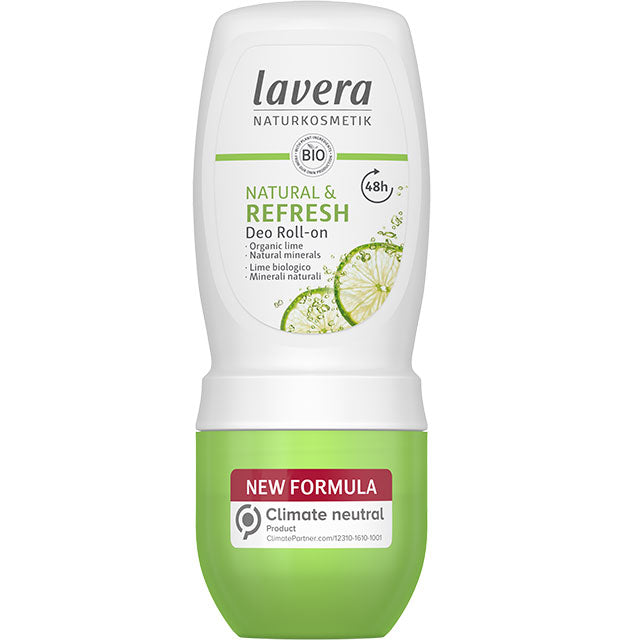 Lavera Natural and Refresh Deo Roll On with Organic Lime and natural Minerals