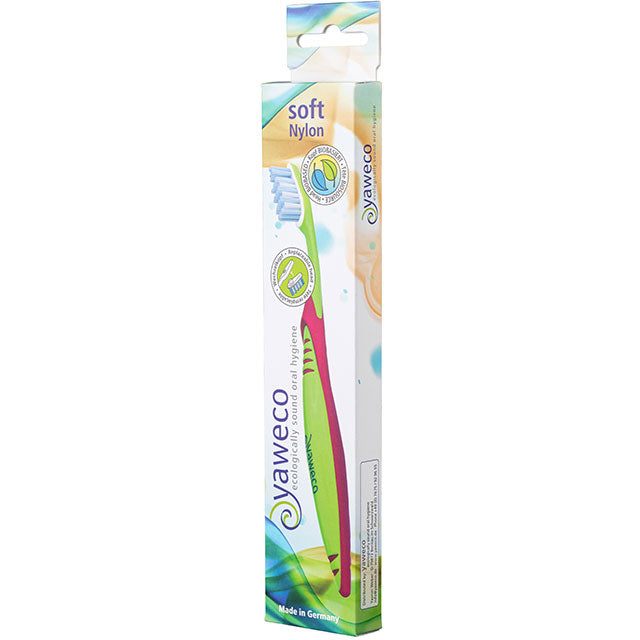 Ya\weco Biobased Tothbrush Soft Nylon - Assorted Colours in a box