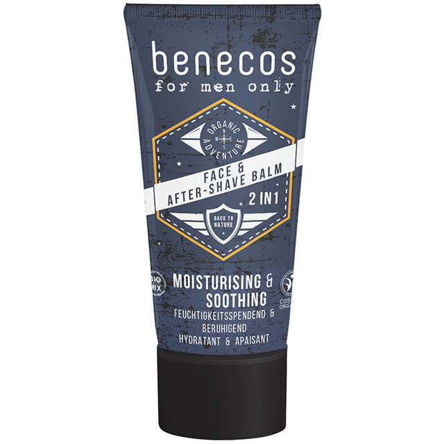 Benecos For Men Only Face and fter Shave Balm 2 in 1. Tube