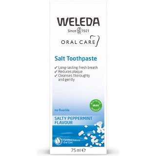 weleda salt toothpaste fluoride free toothpaste