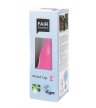 fair squared pink period cup menstrual cup feminine hygiene size l
