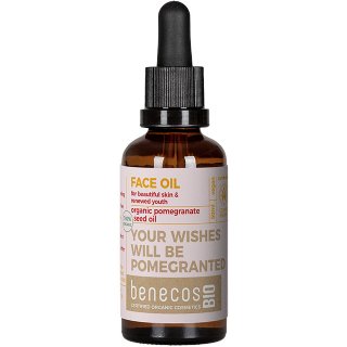 benecos bio face oil pomegranate seed oil organic vegan