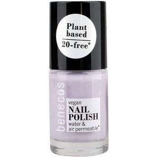 benecos vegan nail polish lovely lavender purple nail polish