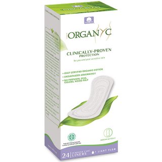 organyc pantyliners organic cotton organic sanitary pads