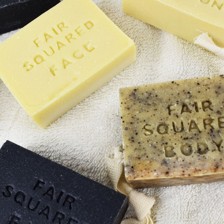 Fair Squared fair trade natural soap