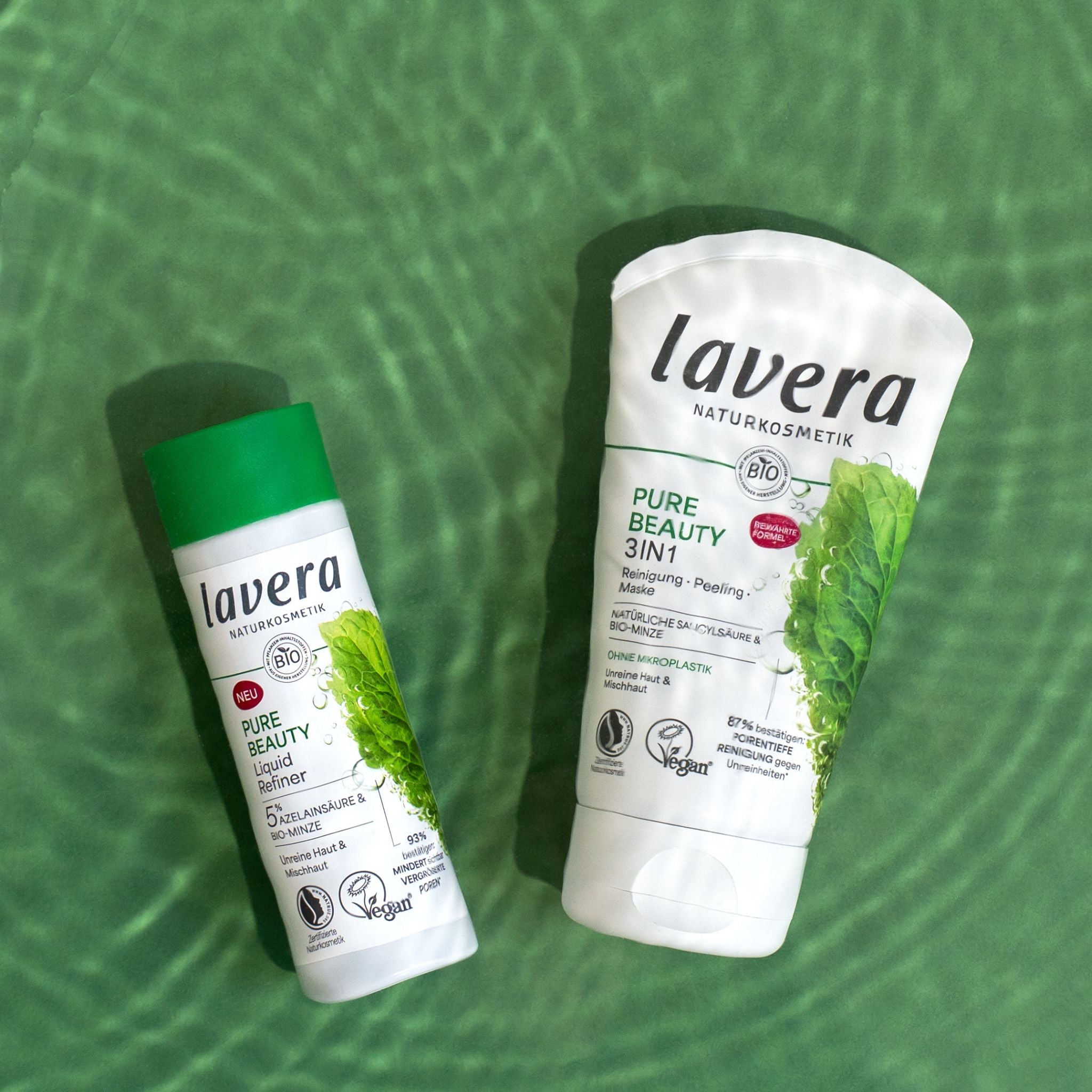 Lavera Pure Beauty | Blemished Skin | Organic Mint | Natural Face Care ...