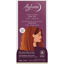 Ayluna Plant Based Hair nDye Copper Red No.40 in a packet in a box.