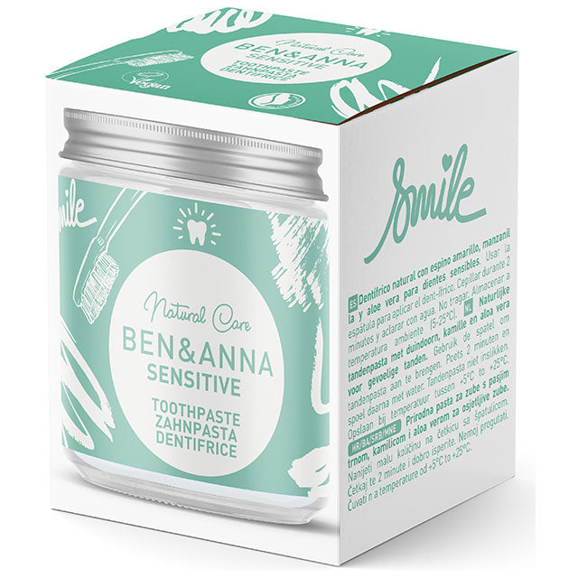 Ben and Anna natural Toothpaste Sensitive in a box 