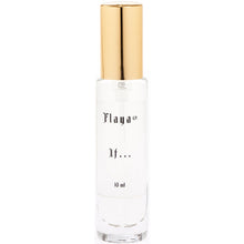 Flaya Eau De Parfume If.... 10ml is in a slimline clear glass spray bottle with a gold coloured lid. 