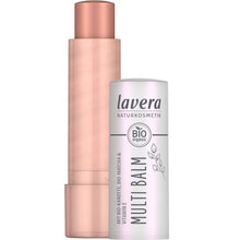 Lavera Multi Balm Stick Sundown Gold 03  is in a lipstick style tube 
