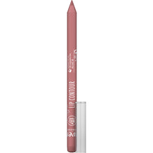 Lavera Lip Contour Brave Rose 01 lip liner is a dusky pink shade in a pencil  with a lid