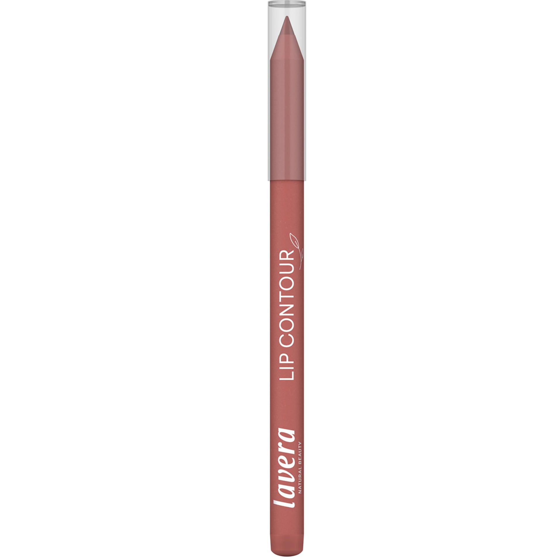 lavera Lip Contour Lipliner Dark Rose 07 is a rosy coloured pencil on a white background