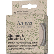 lavera Shampoo and Shower Box in a brown box 