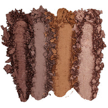 Swatches of the 4 shades of brown of the Lavera Signature Colour Collection Rose Renaissance 02