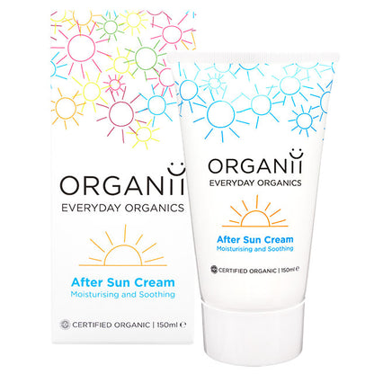 Organii After Sun Cream 150ml in a tube  and a box 