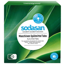 Sodasan Dish Washer Tablets in a cardboard box
