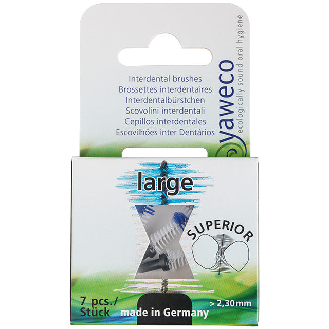 Yaweco Large Interdental Brushes Refill. 7 Brushes in a box 