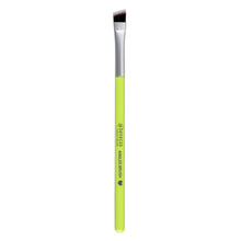 Benecos Make Up Brush, angled brush with lime green handle