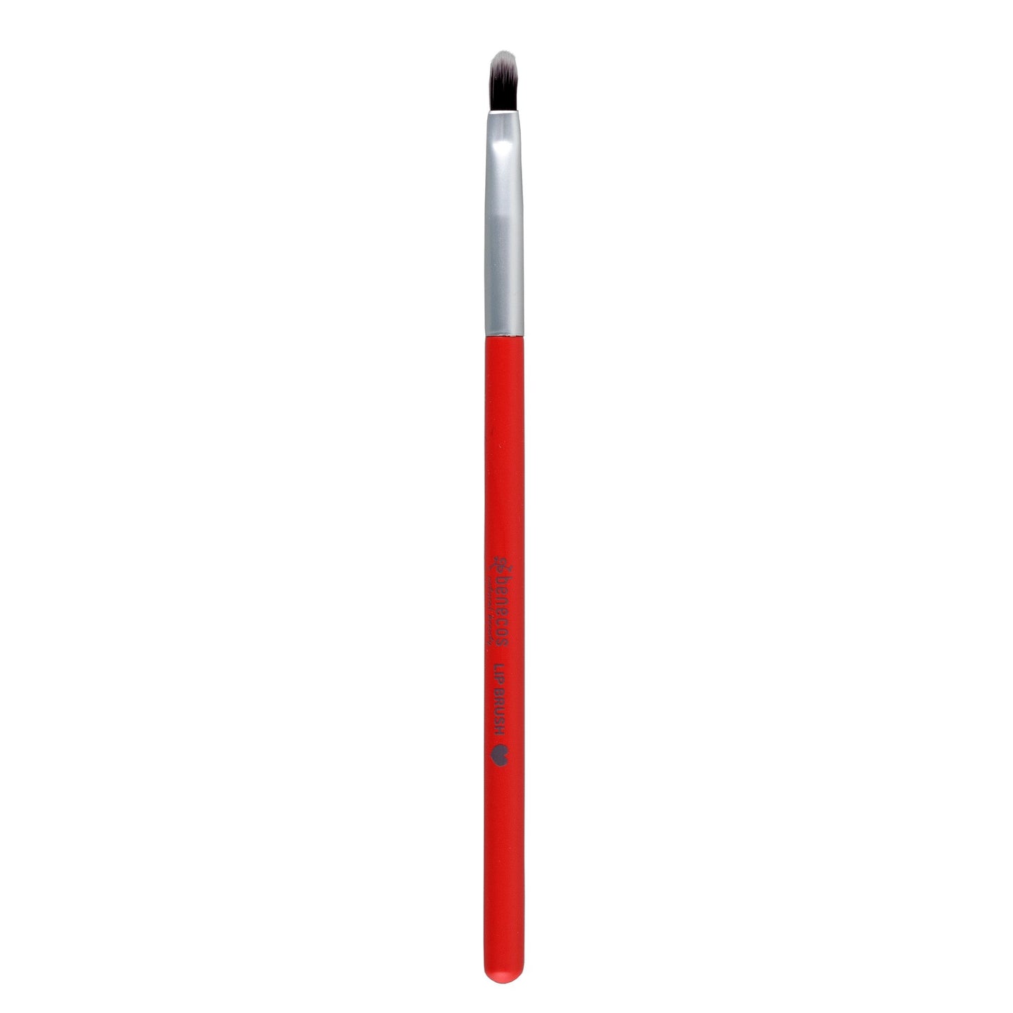 Benecos makeup brush,  lip brush with red handle