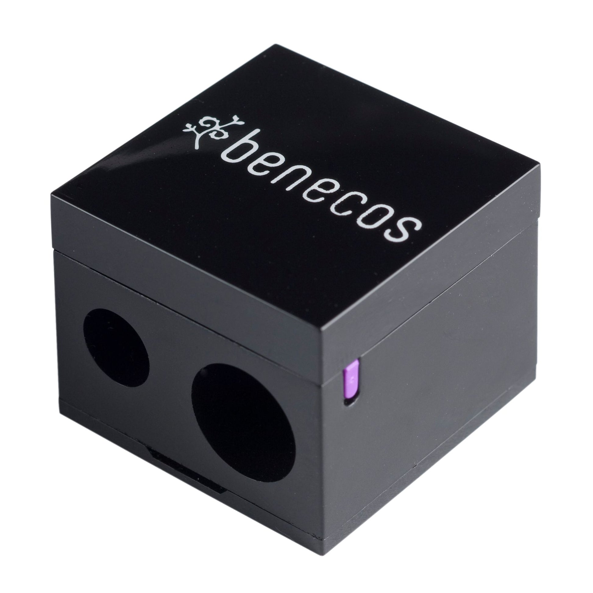Benecos black make up pencil sharpener for two different size pencil