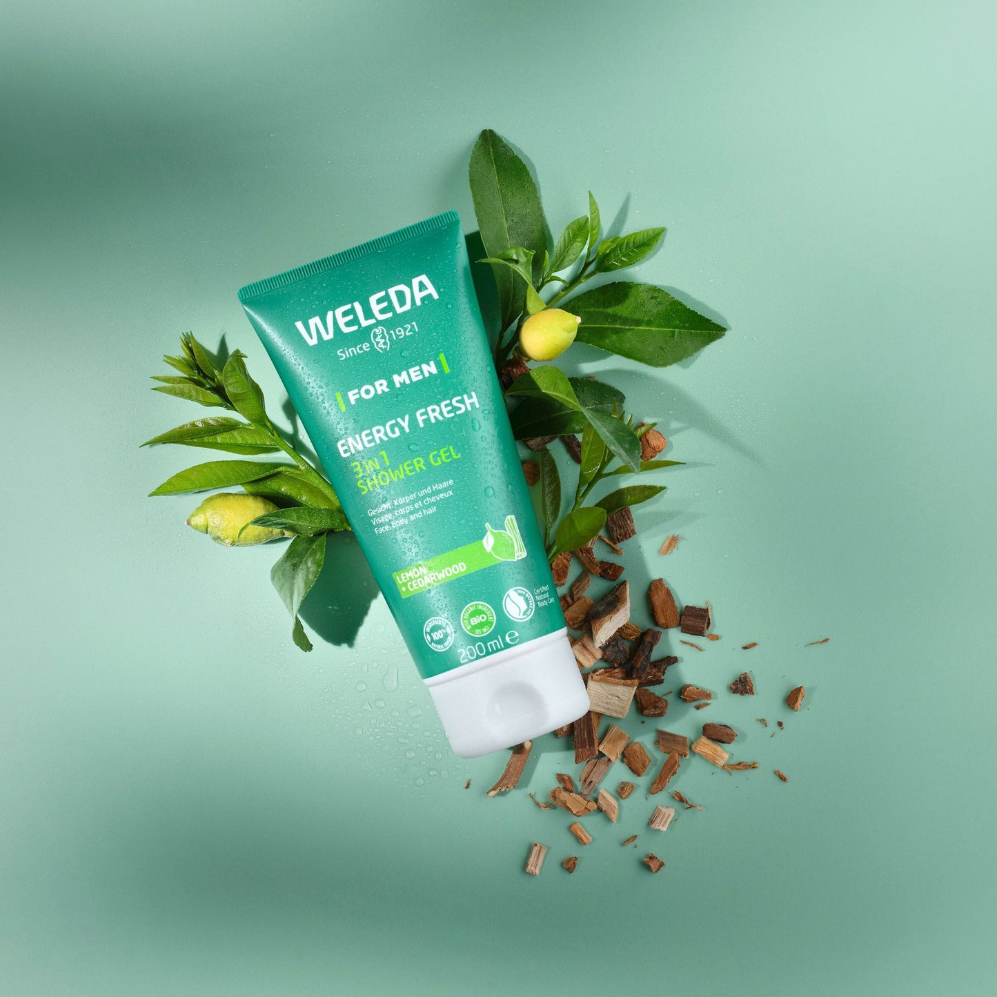 Weleda Men's Energy Fresh 3 in 1 Shower Gel - 200ml