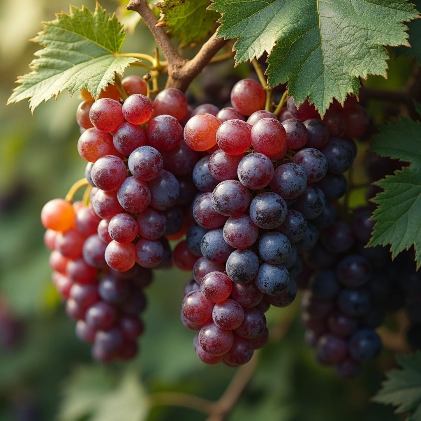 Natural and organic grapes