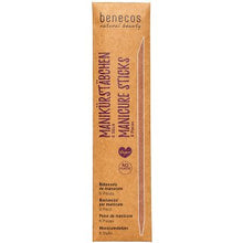 benecos birchwood manicure sticks, 6 in pack