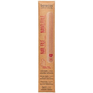 benecos birchwood nail file, vegan and plastic free.