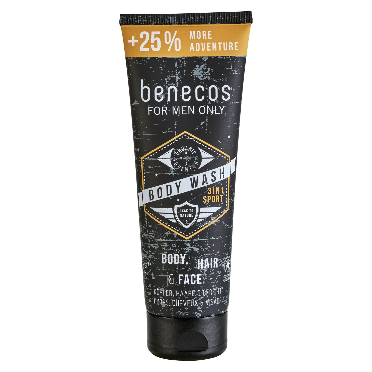 Benecos Men 3 in 1 Sport Body Wash