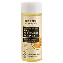 benecos soft nail polish remover, acetone free and vegan.