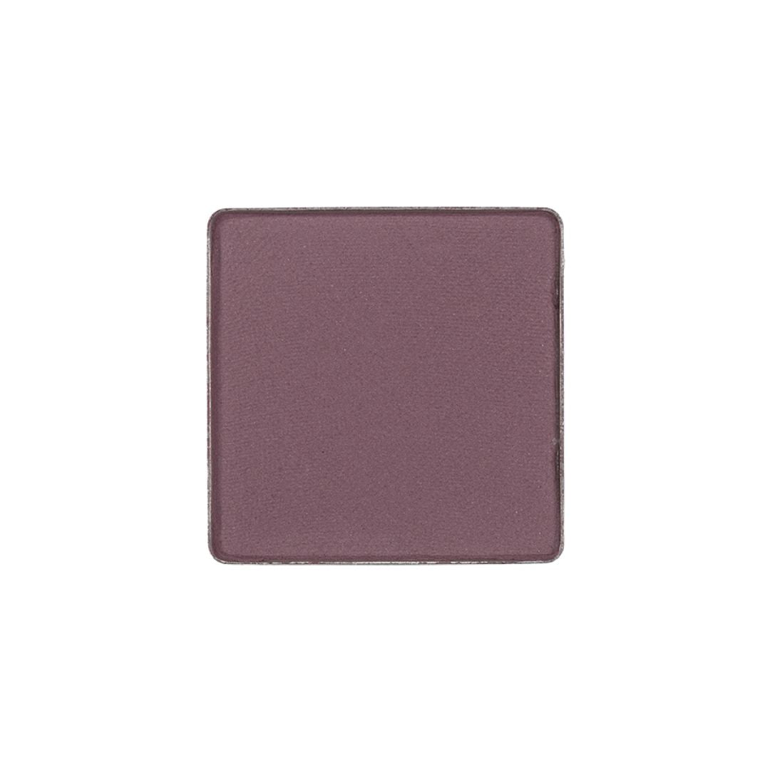benecos natural beauty ID refill eyeshadow in matt plum.