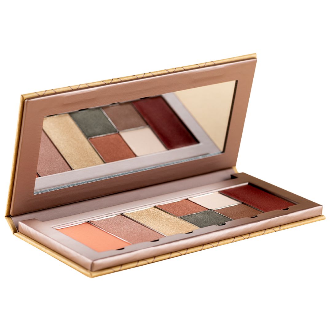 Benecos natural beauty ID Florence, make up palette open, sideway.