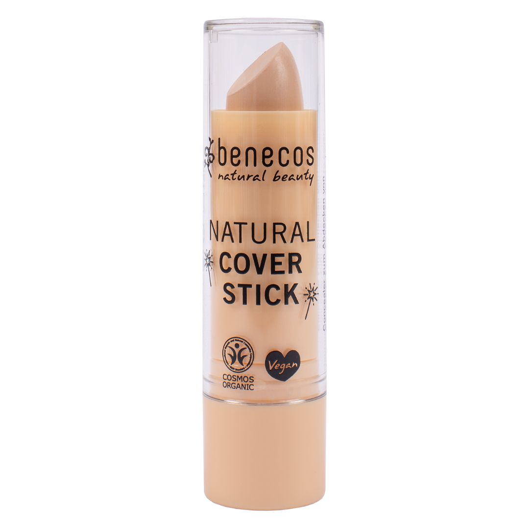 benecos organic natural cover stick beige, vegan.