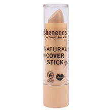 benecos organic natural cover stick beige, vegan.