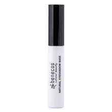 Benecos natural eyeshadow base in white stick with black lid.