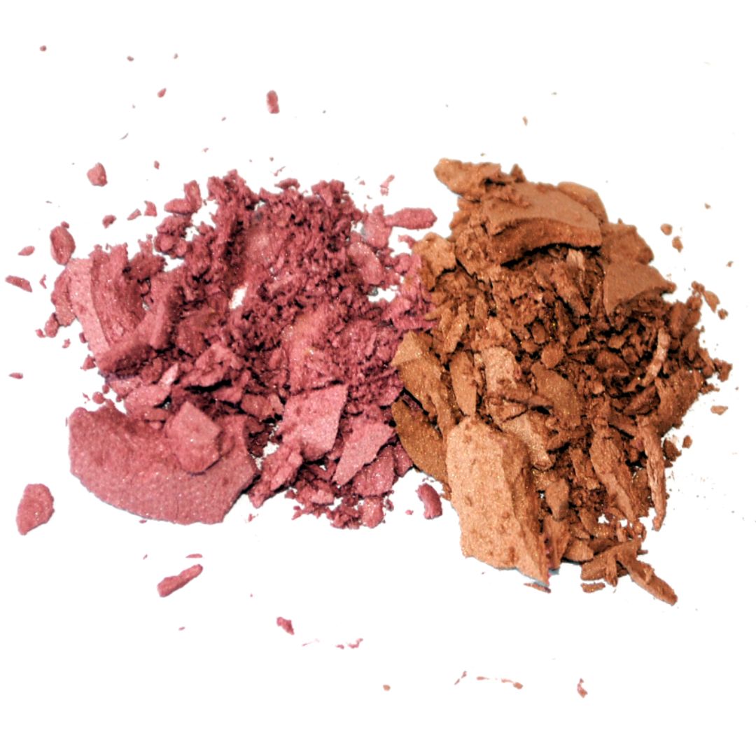 benecos natural fresh bronzing duo containing blusher and bronzer.