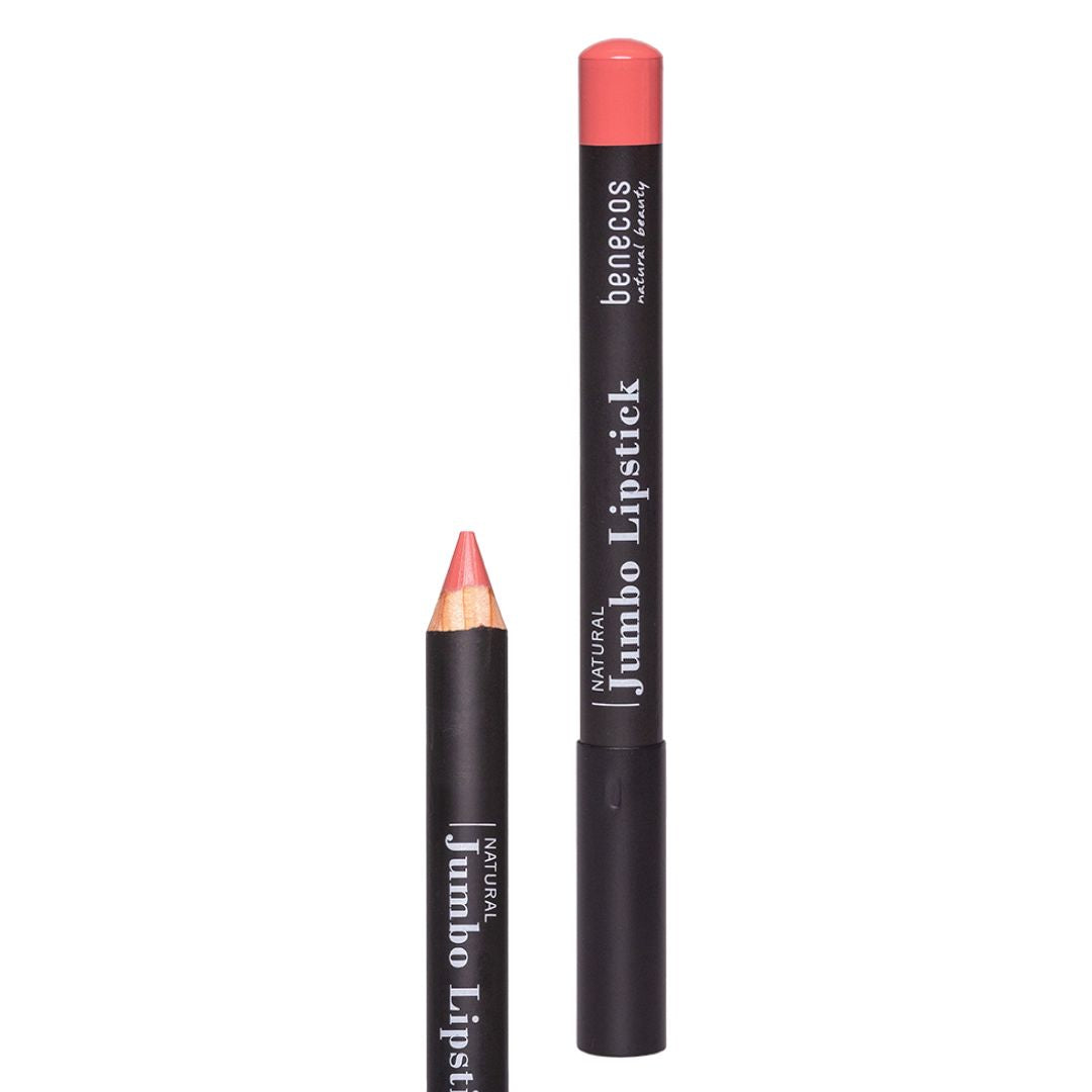 Benecos natural jumbo lipstick pencil in apricot affair.