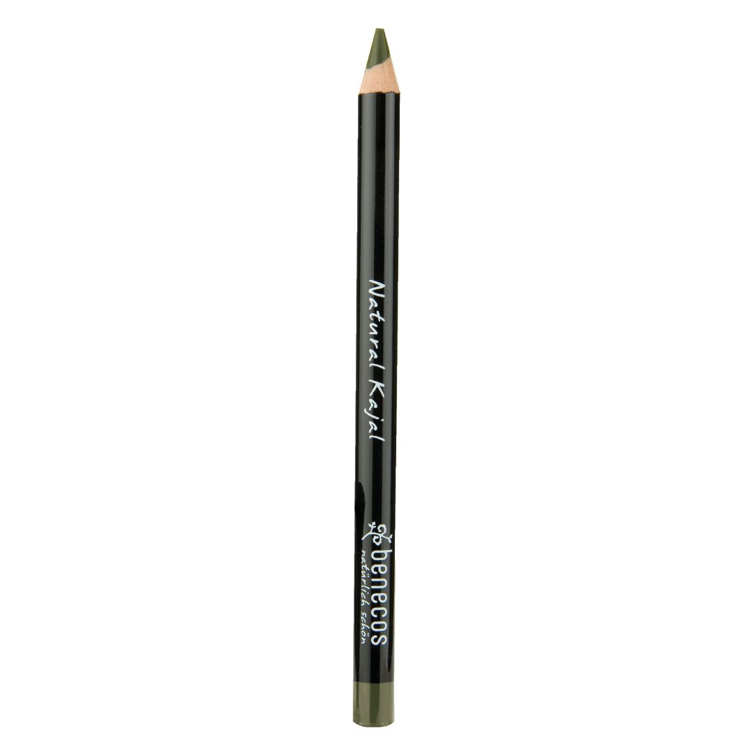 Benecos natural Kajal eyeliner pencil in olive.