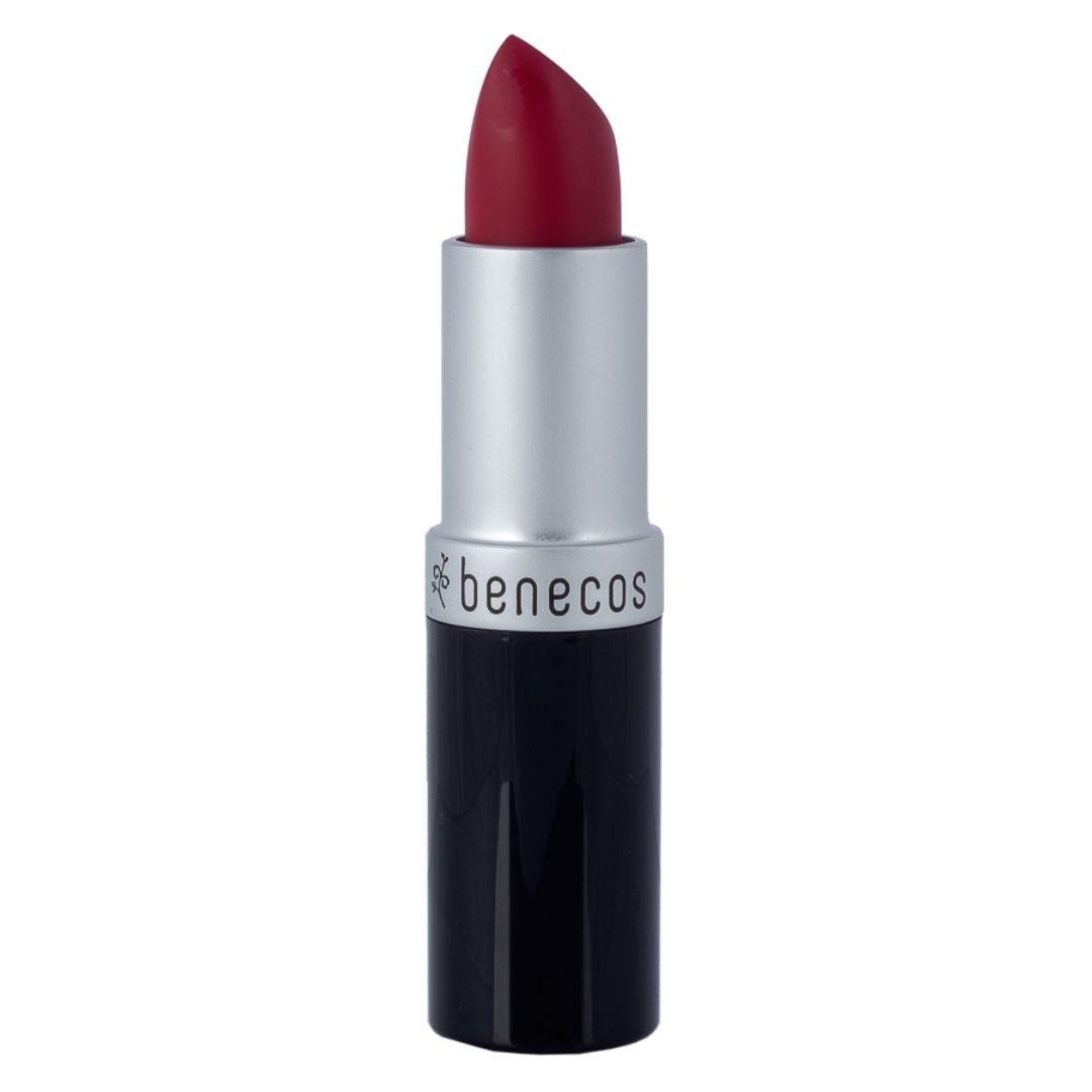 benecos Natural Lipstick in just red.