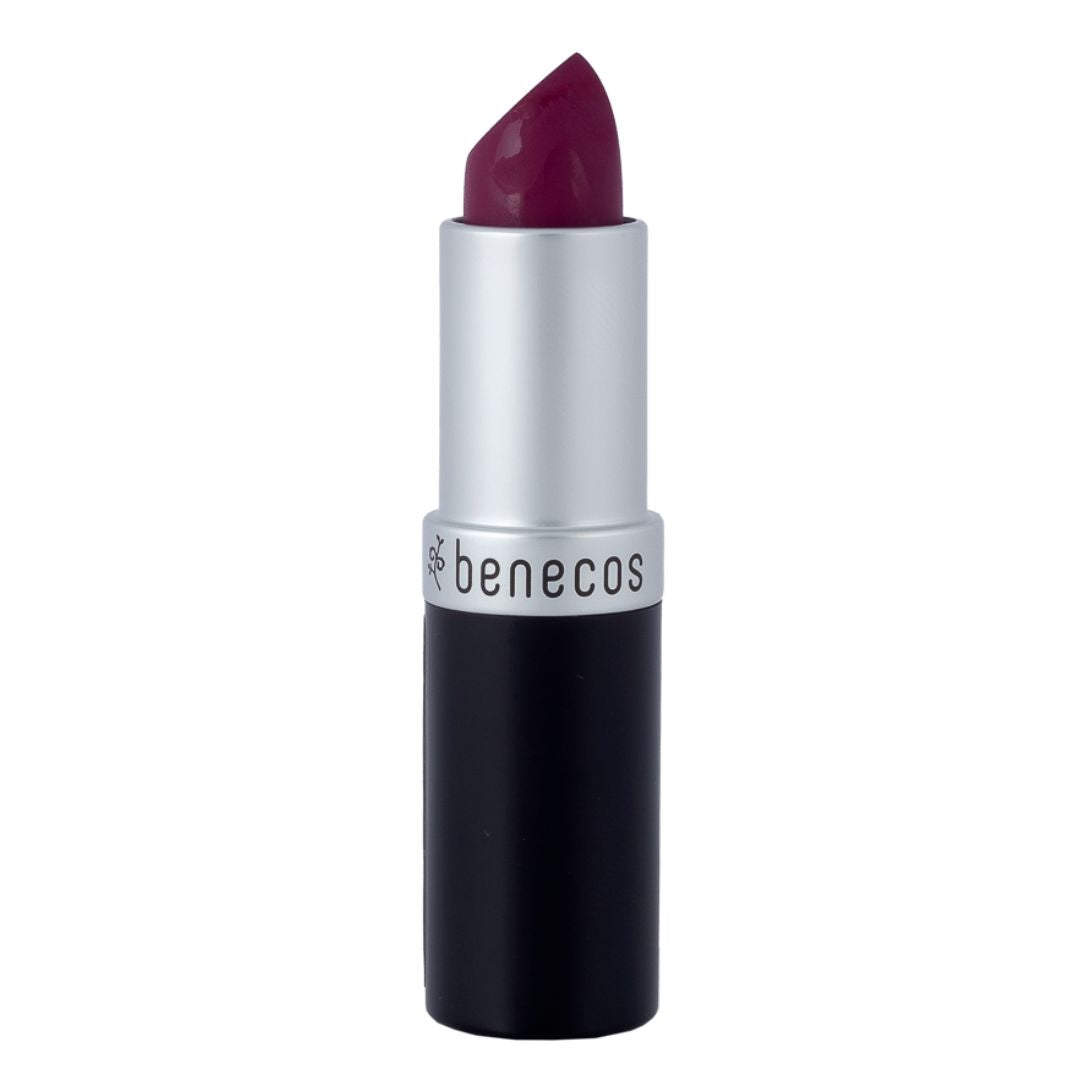 benecos Natural Lipstick matt in very berry.
