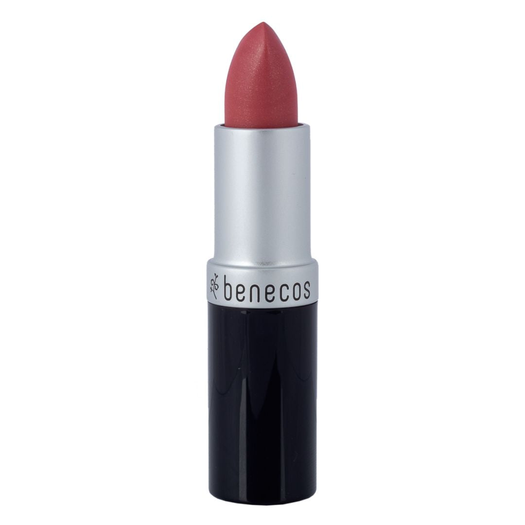 benecos Natural Lipstick in peach.