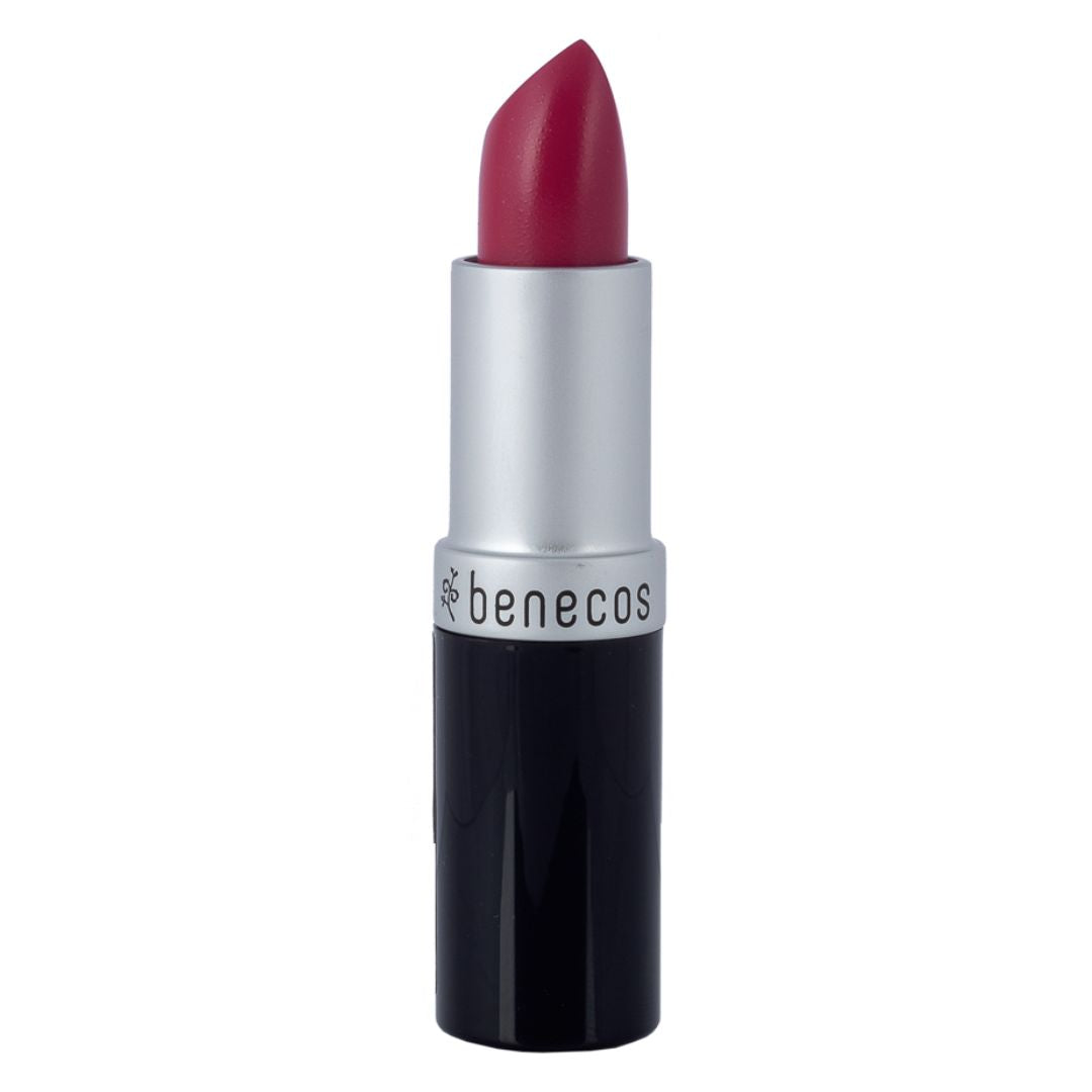 benecos Natural Lipstick in pink rose.
