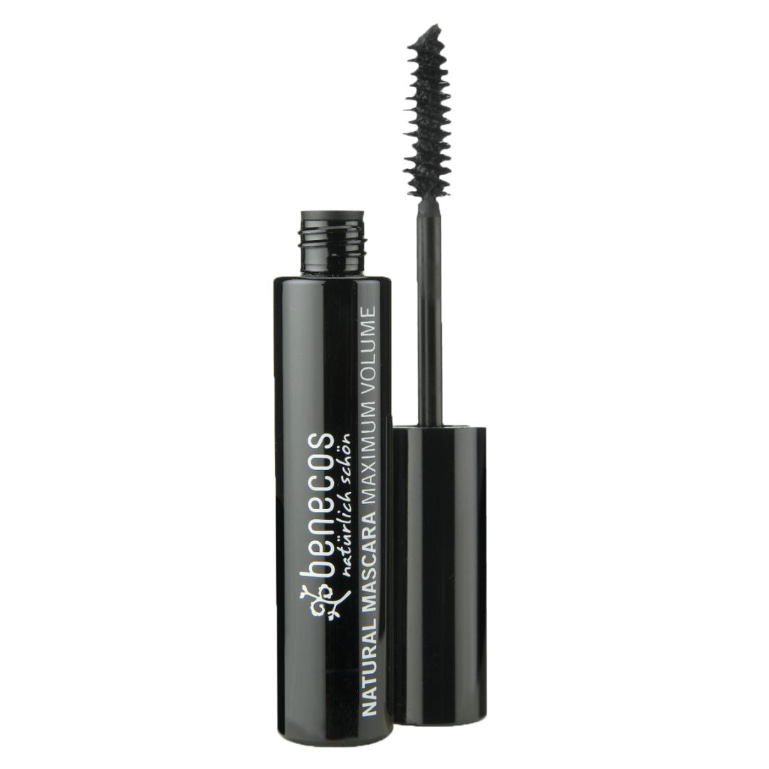 Benecos Natural Mascara, Maximum Volume in Deep Black