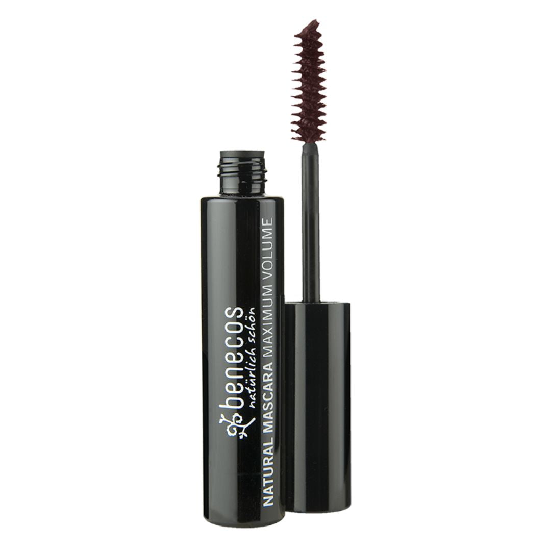 Benecos Natural Mascara, Maximum Volume in Smooth Brown.