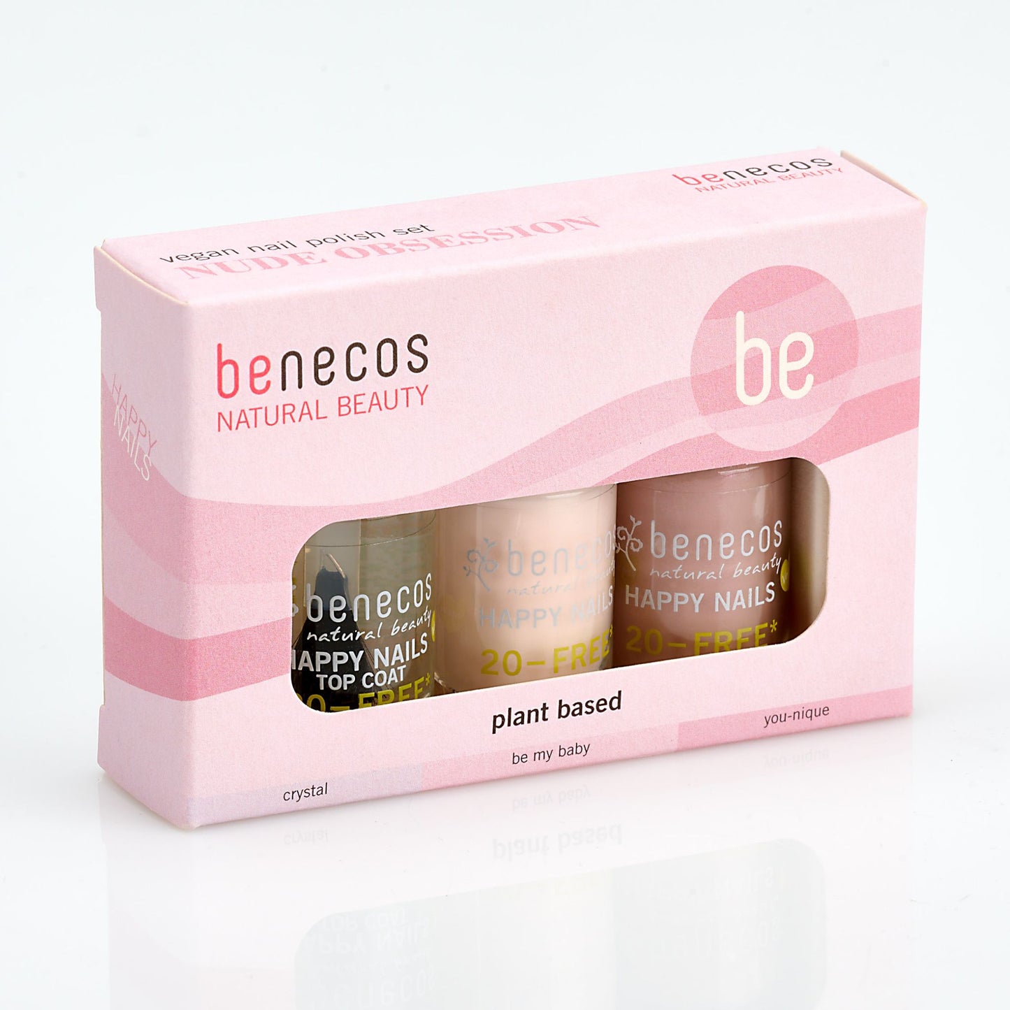 Benecos Nude Obsession Nail Polish Set - 3 x 5ml - WORTH £17.25