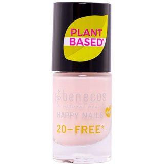 Benecos plant based nail polish be my baby is a light shade of baby pink.