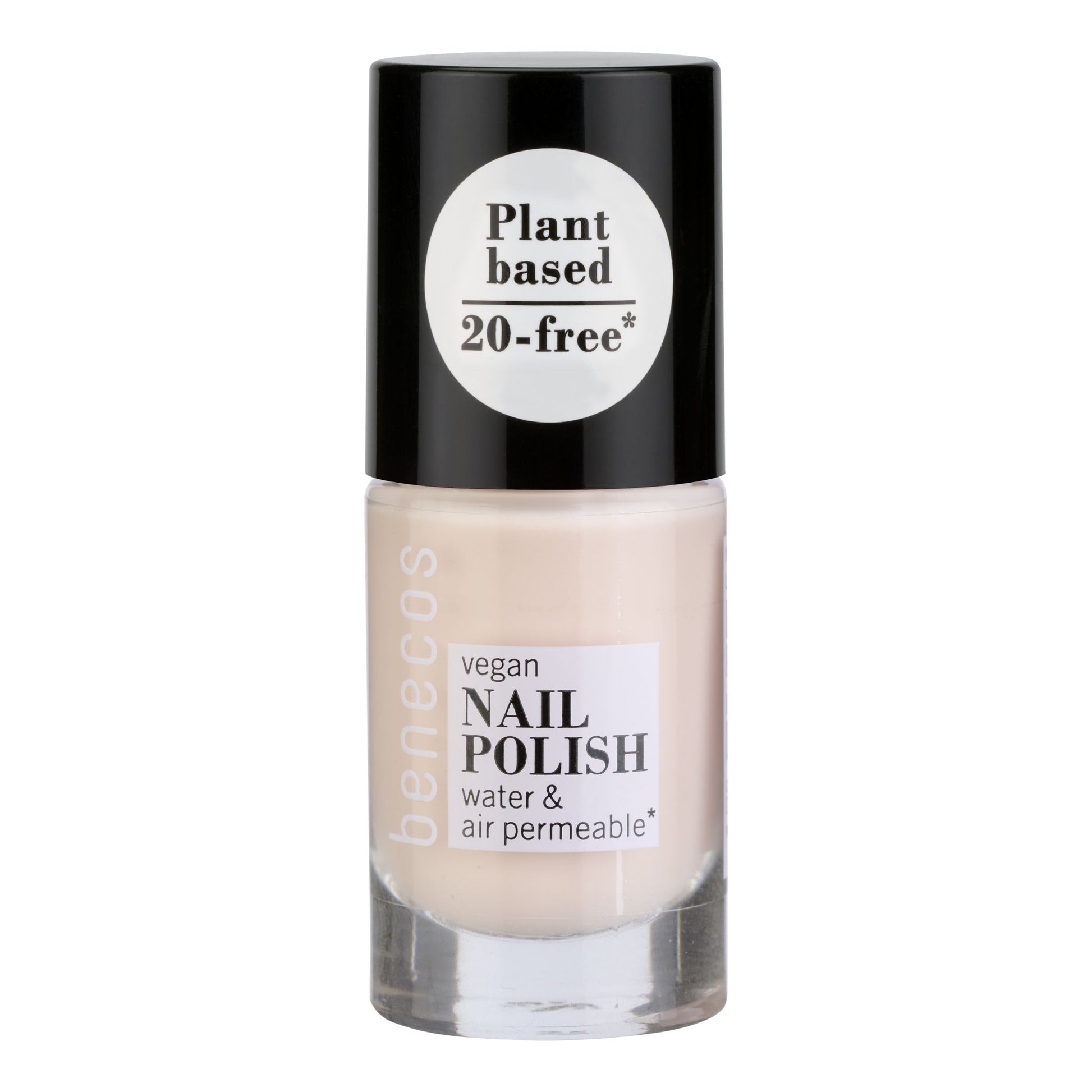 Beneccos vegan nail polish bottle on a white background