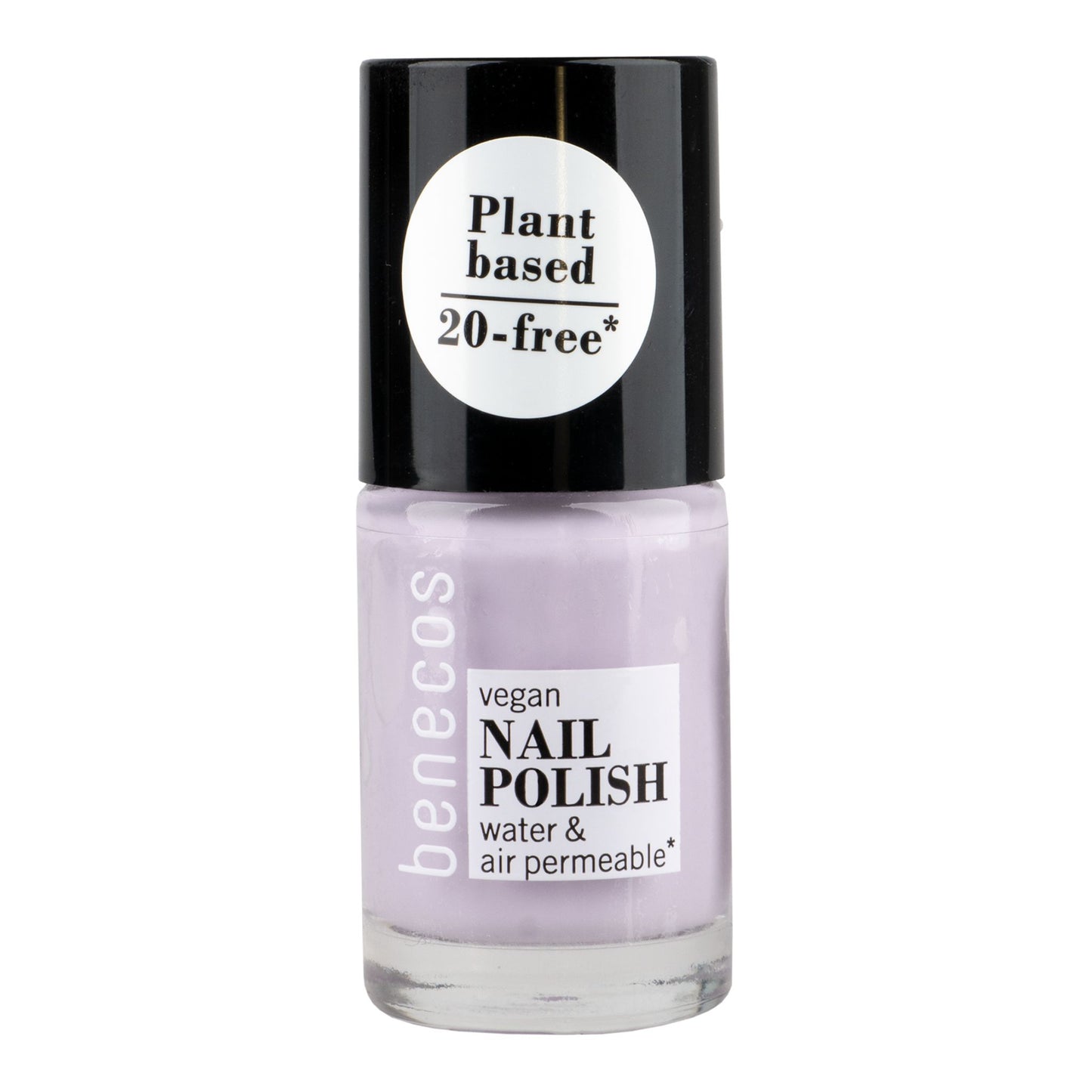 Benevas vegan nail polish bottle on a white background
