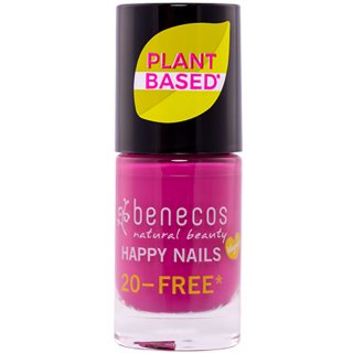 Benecos plant based nail polish my secret is a beautiful and glamorous pink shade.